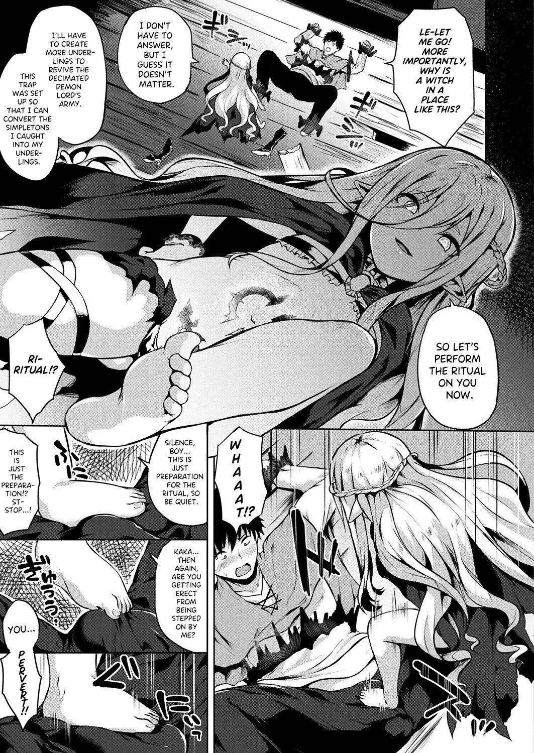 hentai manga A Small Witch's Trap In The Woods
